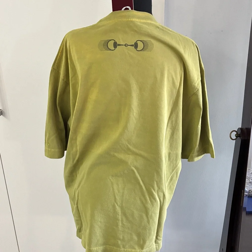Gucci Olive Green Logo Graphic T‑Shirt